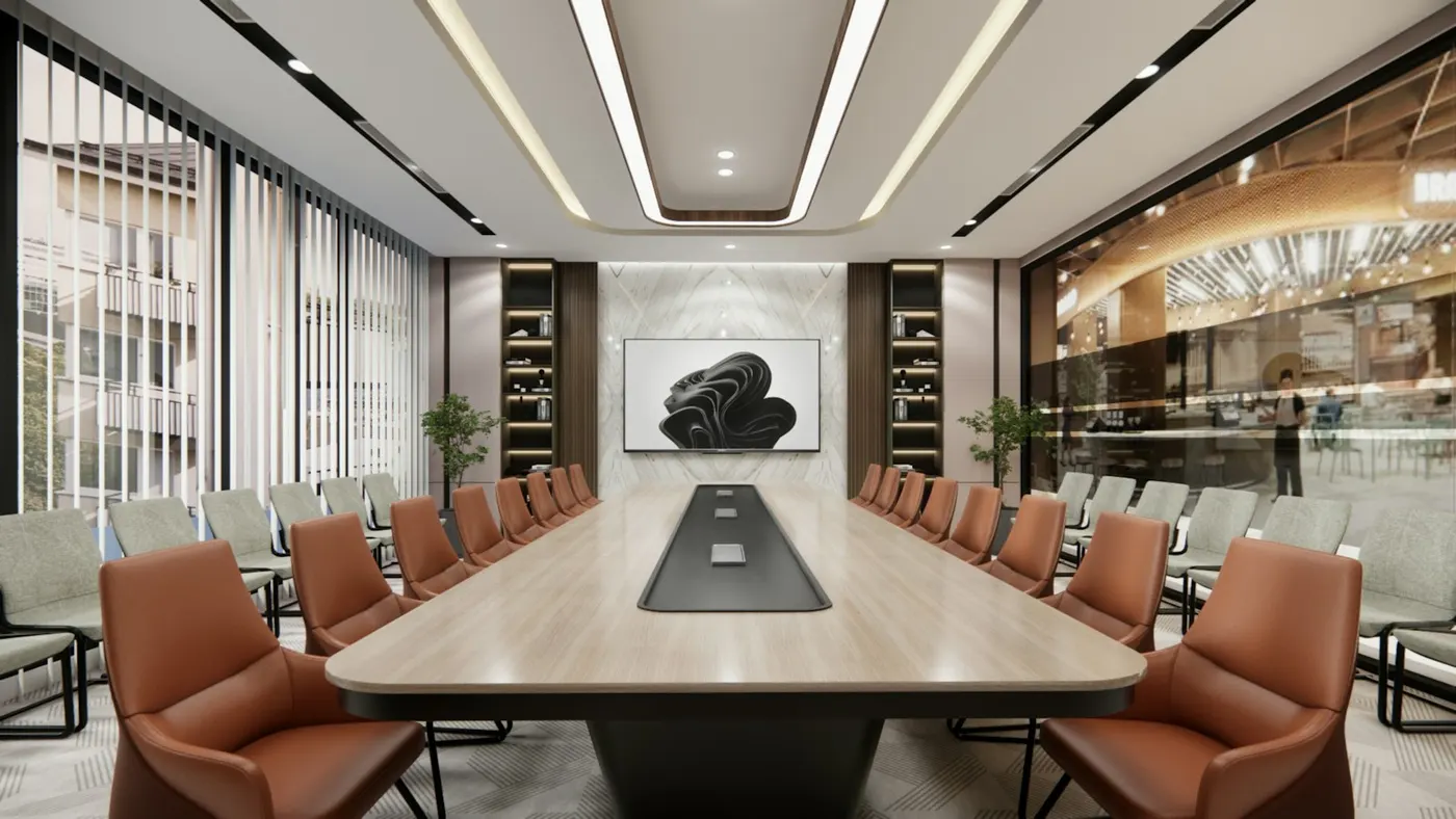Sala de reunião corporativa
